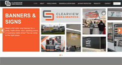Desktop Screenshot of clearviewsign.com